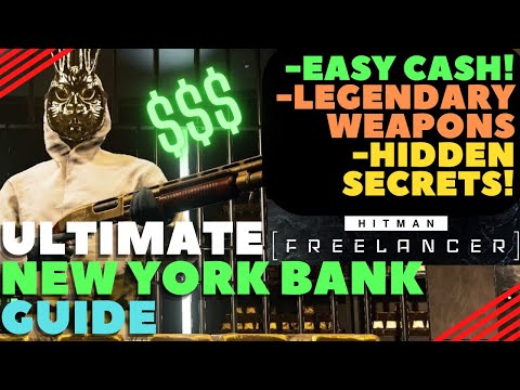 Hitman Freelancer ULTIMATE New York Guide: FREE Legendary Gear, EASY Cash, Hidden Secrets! #hitman