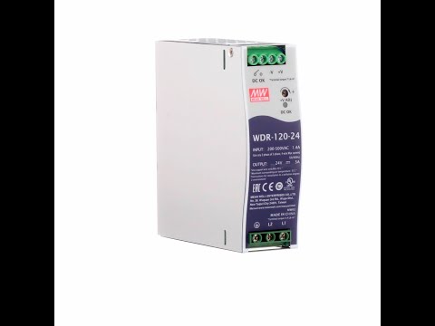 Meanwell smps WDR-120-24 Dinrail Power Supply