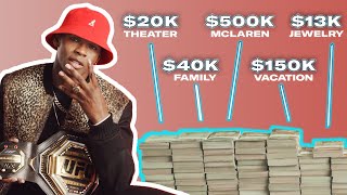How Israel Adesanya Spent His First $1M in the UFC | My First Million | GQ Sports