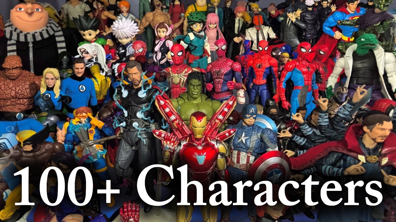 $10,000 Action Figure Collection Tour | Mafex, SHF, Revoltech, Mezco, ML, Hot Toys, & More! [2025]
