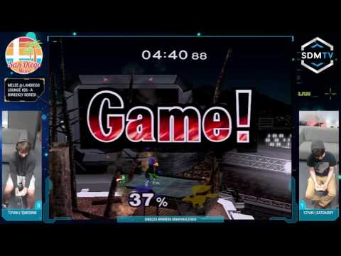 Melee @ LDL #26 - 12YAN | timesink vs. 12YAN | satdaddy - Singles WSF - Melee