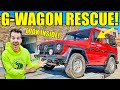 Rescuing A RARE Mercedes G Wagon That S Been Sitting FOREVER FIRST START INSANE INTERIOR MANUAL