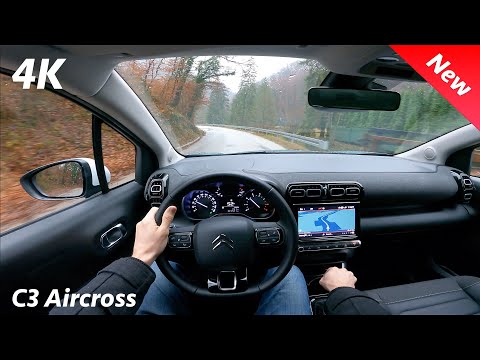 Citroen C3 Aircross 2022 - POV Test drive in 4K | 1.2 Pure Tech 110 HP, 6-speed