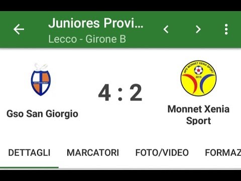 S Giorgio Casatenovo - Monnet Xenia Sport (4-2)