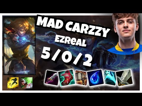 Ezreal vs Sivir MAD Carzzy BOT (5/0/2) - v11.6