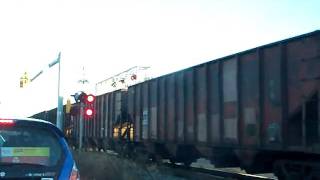 preview picture of video 'Buffalo & Pittsburgh Railroad at the DuBois Mall on November 26, 2010'