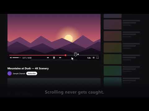 Item video thumbnail
