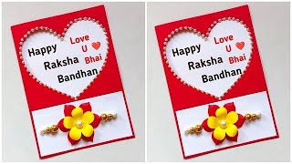 Happy Raksha Bandhan card making ideas / DIY Raksha Bandhan greeting card 2022