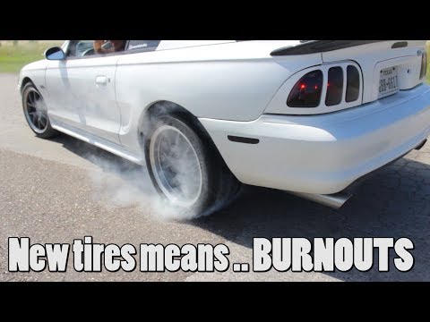 New Tires ! 305!! Toyo Proxes R888R. BURNOUTS