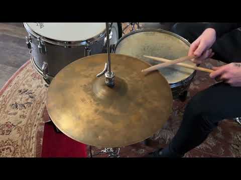 1978 Paiste 14" 2002 Black Label Hi Hat Set 790/936