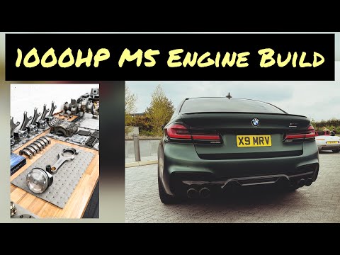 1000HP F90 M5 S63 Timelapse Engine Build