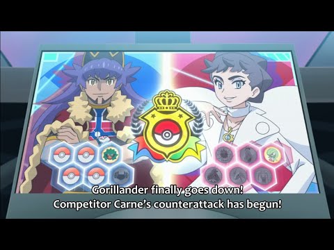 Leon Vs Diantha semifinal full battle english subbed |