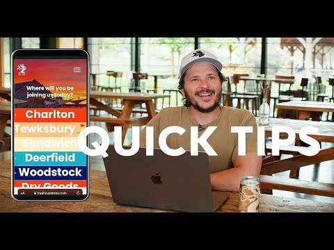 USEFUL TIPS for visiting any Tree House Brewing Company location!