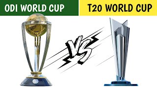 ODI World Cup vs T20 World Cup ||  comparison Videos || 22 YARDS INFO