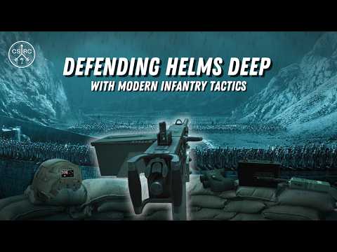 500 Modern Troops Vs 10,000 Uruk-Hai - Tactical Analysis of Helms Deep