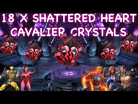 MCOC - Opening 18 X Shattered Heart Cavalier Crystals.