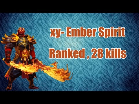 xy- Ember Spirit - 28 kills | Dota 2 Ranked Matchmaking