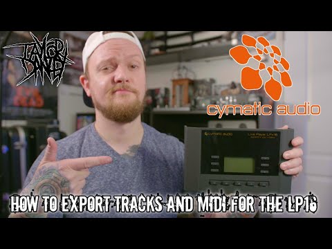 Cymatic Audio LP-16 : Tutorial - how to bounce tracks and midi for use with LP16