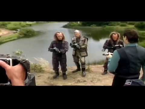 They cut this scene as well. It's in the trailer. Star Trek Insurrection.