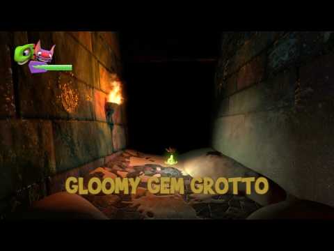 Yooka-Leylee - Getting Pagie in Gloomy Gem Grotto Tutorial