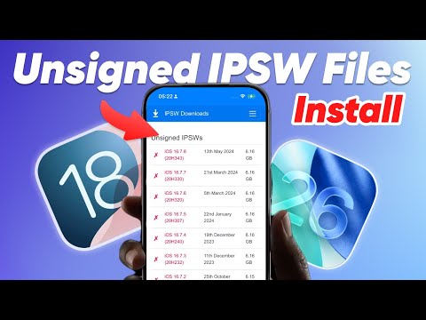 How to Restore Unsigned IPSW on iPhone? | Install Older iOS (iOS 26 / iOS 18) – 2025