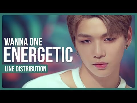 WANNA ONE - ENERGETIC Line Distribution (Color Coded) | 워너원 - 에너제틱