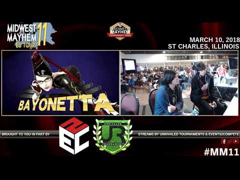 Midwest Mayhem 11 Top 64: Nom (Sheik) vs. P1 l Captain Zack (Bayonetta)