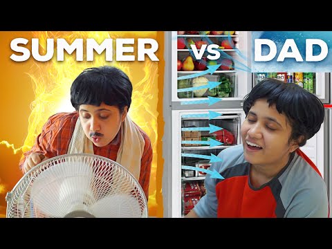Summer vs Dad 🤣🤣 | Tamil Comedy Video 🎭 | SoloSign