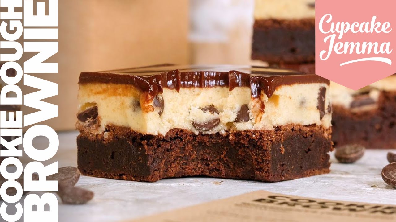 Cookie Dough Brownies with our Secret Edible Cookie Dough!