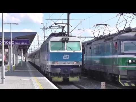 ČD 150.215 - Odjezd vlaku R 884 Galán - Olomouc hl.n., 21.5.2016