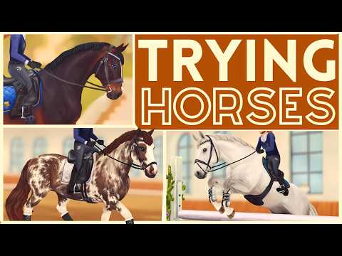 Trying Horses: Searching for My DREAM Show Jumper! | Star Stable Roleplay