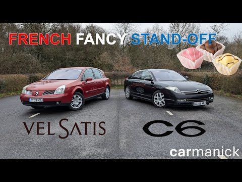 Renault Vel Satis vs Citroen C6 - which is the best French Fancy? 