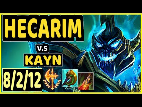 HECARIM vs KAYN - 8/2/12 KDA JUNGLE CHALLENGER GAMEPLAY - NA