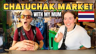 British Mum Goes Shopping at Bangkok Thailand's Largest Market