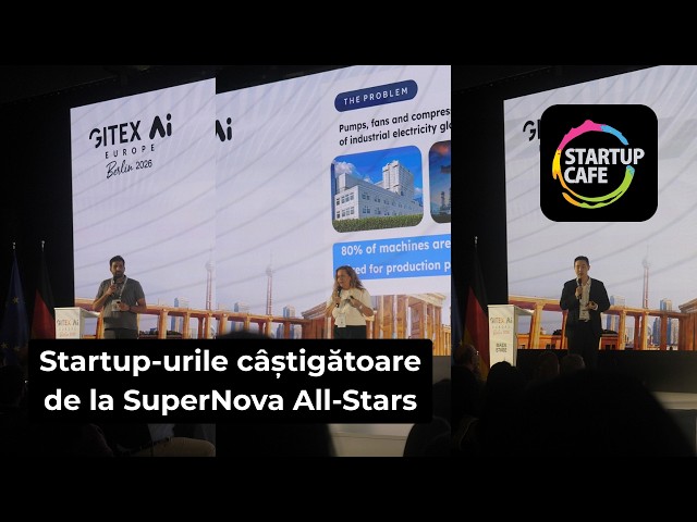 VIDEO Trei startup-uri premiate cu 50.000 EUR, în total, la competiția Supernova All-Stars din Berlin
