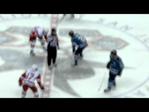 2nd Goal of game (of 5) by Datsyuk. Detroit vs. Sharks Nov 30, 2010 at HP Pavilion