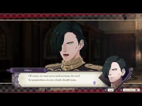 Fire Emblem Three Houses - Chapter 4:  Byleth Meets Shamir and Cyril Dialogue Cutscene (2019)