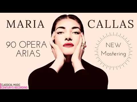 Maria Callas   90 Opera Arias, Carmen, Norma, Tosca, Traviata, Butterfly   NEW MASTERING Ct rec