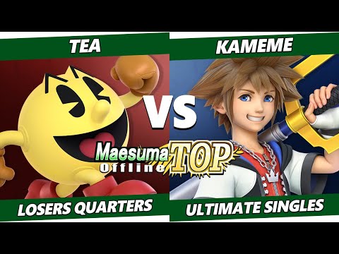 MaesumaTOP#7 Losers Quarters - Tea (Pac-Man) Vs. Kameme (Sora) SSBU Ultimate Tournament