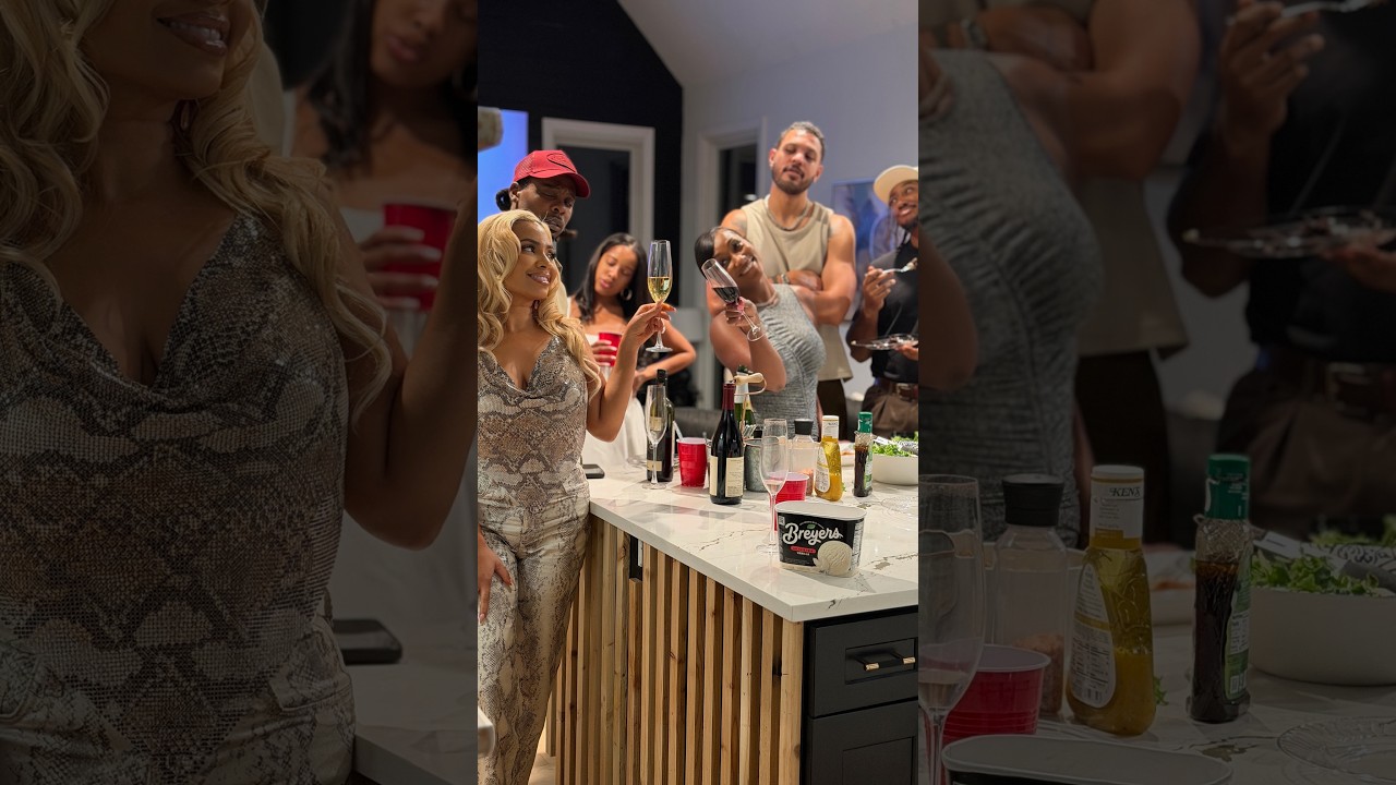When Piarry lets everyone know she’s done drinking!