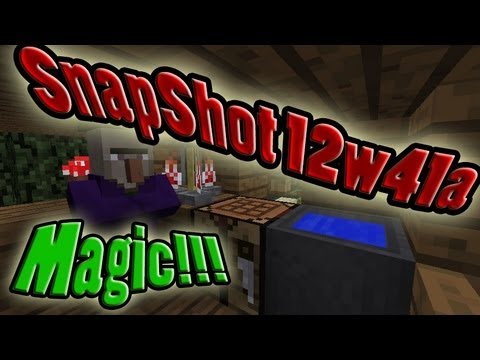 FireRockerzstudios - MineCraft Snapshot 12w41a New Creep Feature! Magic, Witch Huts and More!