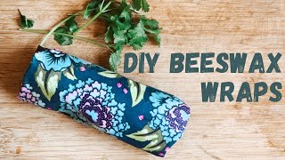Homemade Beeswax food wraps (EASY to make and BETTER than cling wrap!)