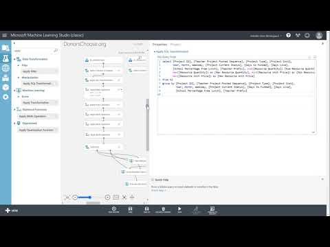 Azure ML Studio: Recommender Example: Item Features