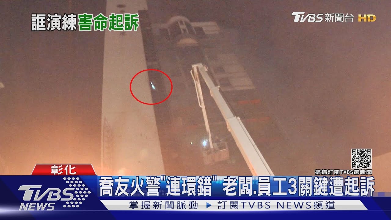 喬友火警「連環錯」 老闆、員工3關鍵遭起訴