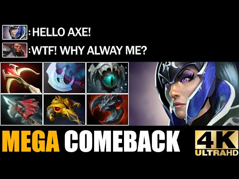 Classic Build Daedalus +Satanic Luna VS Mega Creeps - Epic Comeback 7.29 Dota 2 Pro Gameplay