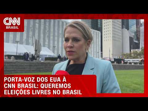 Queremos eleições livres no Brasil, diz porta-voz dos EUA à CNN Brasil | HORA H