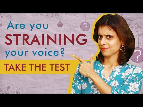 Are you straining your voice? Take this test to find out! | Pratibha Sarathy