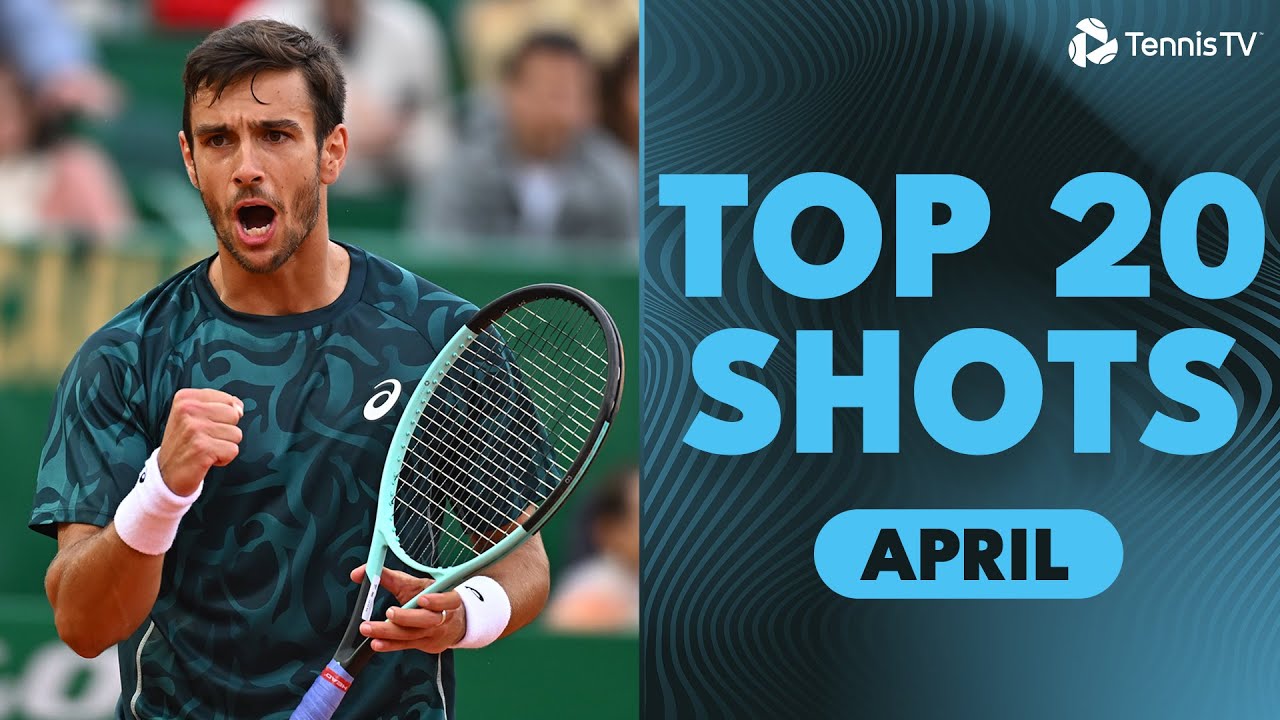 Berrettini 48-Shot Rally; Alcaraz Incredible Lob & More! | Top 20 Shots April 2025