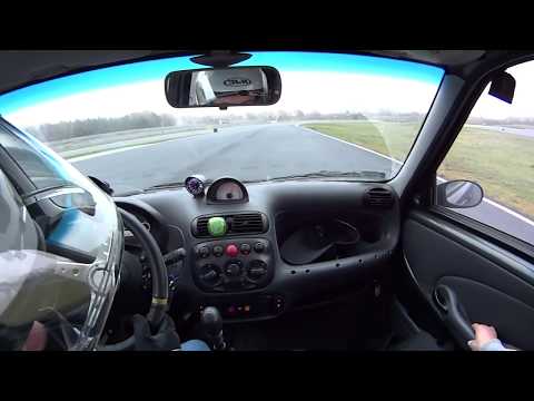 SuperOES Wigilijny 2018 - Tor Poznań - Łukasz Grześkowiak - Fiat Seicento 1.2 16v - OS10 (onboard)