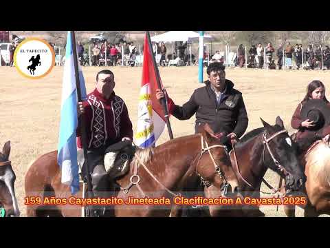 EL TAPECITO Cayastacito Jineteada Clacificacion  A Cayasta 2025